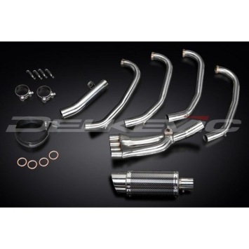 Delkevic volledig systeem Round Carbon 200mm zonder e-keur - CBR600F (1987-1990)