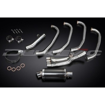 Delkevic volledig systeem Oval Carbon 225mm zonder e-keur - CBR600F (1987-1990)