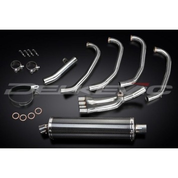 Delkevic volledig systeem Oval Carbon 450mm zonder e-keur - CBR600F (1987-1990)