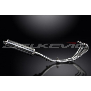 Delkevic volledig systeem Oval Carbon 450mm zonder e-keur - CBR600F (1987-1990)