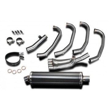 Delkevic volledig systeem Oval Carbon 450mm zonder e-keur - CBR600F (1987-1990)