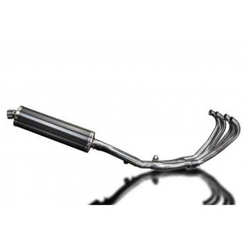 Delkevic volledig systeem Oval Carbon 450mm zonder e-keur - CBR600F (1987-1990)