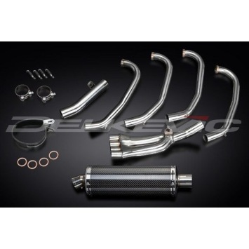 Delkevic volledig systeem Oval Carbon 350mm zonder e-keur - CBR600F (1987-1990)