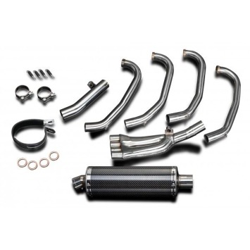 Delkevic volledig systeem Oval Carbon 350mm zonder e-keur - CBR600F (1987-1990)