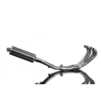 Delkevic volledig systeem Oval Carbon 350mm zonder e-keur - CBR600F (1987-1990)