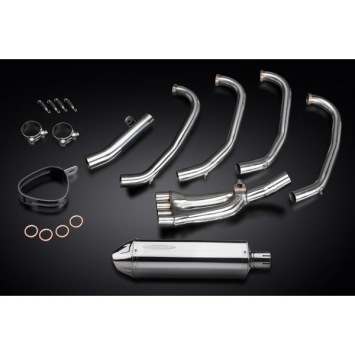 Delkevic volledig systeem Tri-Oval RVS 320mm zonder e-keur - CBR600F (1987-1990)