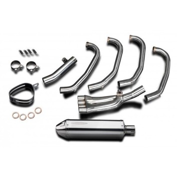 Delkevic volledig systeem Tri-Oval RVS 320mm zonder e-keur - CBR600F (1987-1990)