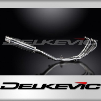 Delkevic volledig systeem Round Carbon 350mm zonder e-keur - CBR600F (1987-1990)