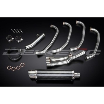 Delkevic volledig systeem Round Carbon 350mm zonder e-keur - CBR600F (1987-1990)