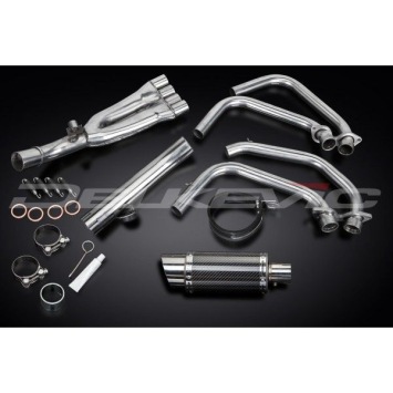 Delkevic volledig systeem Round Carbon 200mm zonder e-keur - CBR600F (1991-1998)