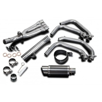 Delkevic volledig systeem Round Carbon 200mm zonder e-keur - CBR600F (1991-1998)