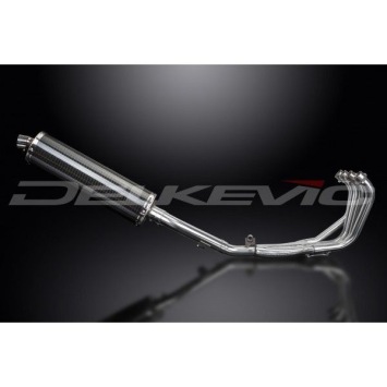Delkevic volledig systeem Oval Carbon 450mm zonder e-keur - CBR600F (1991-1998)
