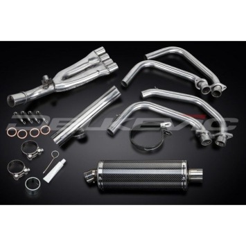 Delkevic volledig systeem Oval Carbon 350mm zonder e-keur - CBR600F (1991-1998)