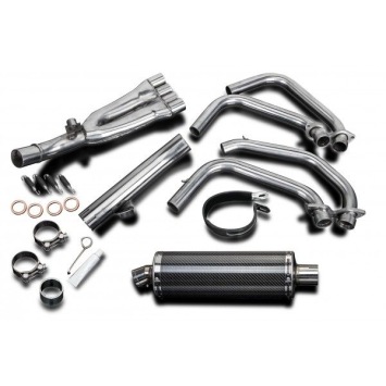 Delkevic volledig systeem Oval Carbon 350mm zonder e-keur - CBR600F (1991-1998)