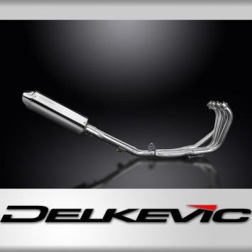 Delkevic volledig systeem Tri-Oval RVS 320mm zonder e-keur - CBR600F (1991-1998)