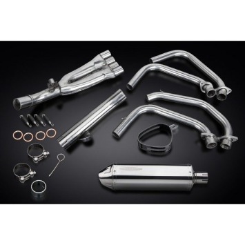 Delkevic volledig systeem Tri-Oval RVS 320mm zonder e-keur - CBR600F (1991-1998)