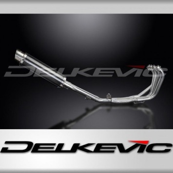Delkevic volledig systeem Round Carbon 350mm zonder e-keur - CBR600F (1991-1998)