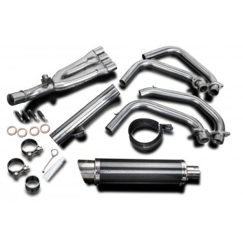 Delkevic volledig systeem Round Carbon 350mm zonder e-keur - CBR600F (1991-1998)