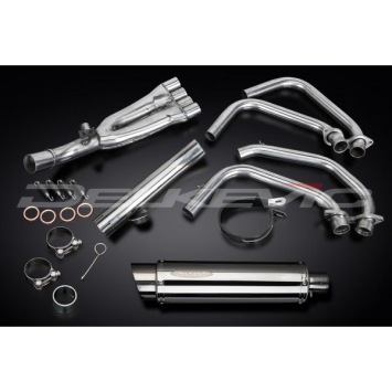 Delkevic volledig systeem Round RVS 350mm zonder e-keur - CBR600F (1991-1998)