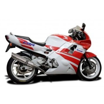 Delkevic volledig systeem Round RVS 350mm zonder e-keur - CBR600F (1991-1998)