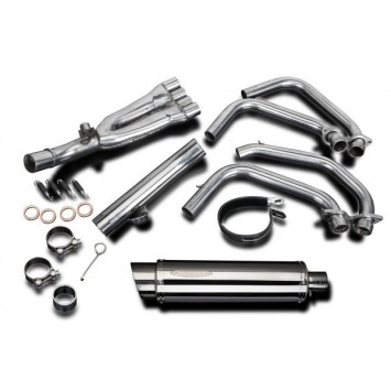 Delkevic volledig systeem Round RVS 350mm zonder e-keur - CBR600F (1991-1998)