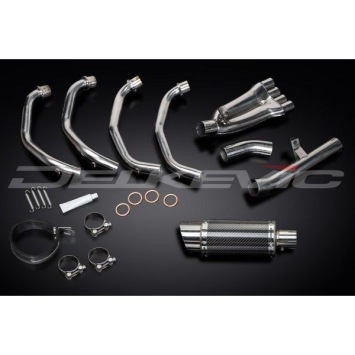 Delkevic volledig systeem Round Carbon 200mm zonder e-keur - CBR600F (1999-2000)