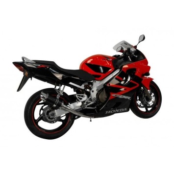 Delkevic volledig systeem Round Carbon 200mm zonder e-keur - CBR600F (1999-2000)