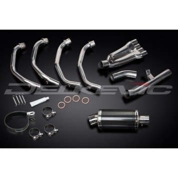 Delkevic volledig systeem Oval Carbon 225mm zonder e-keur - CBR600F (1999-2000)