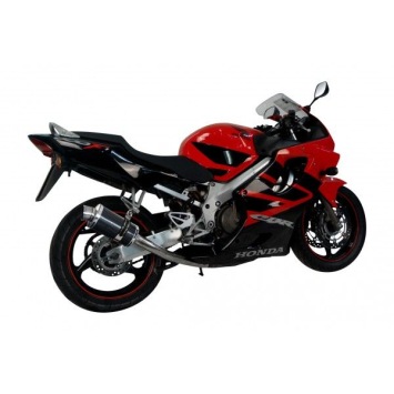 Delkevic volledig systeem Oval Carbon 225mm zonder e-keur - CBR600F (1999-2000)