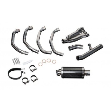 Delkevic volledig systeem Oval Carbon 225mm zonder e-keur - CBR600F (1999-2000)