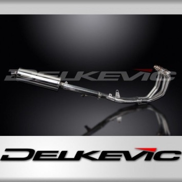 Delkevic volledig systeem Oval RVS 350mm zonder e-keur - CBR600F (1999-2000)