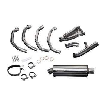 Delkevic volledig systeem Oval RVS 350mm zonder e-keur - CBR600F (1999-2000)