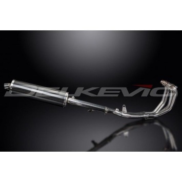 Delkevic volledig systeem Oval Carbon 450mm zonder e-keur - CBR600F (1999-2000)