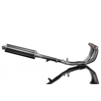 Delkevic volledig systeem Oval Carbon 450mm zonder e-keur - CBR600F (1999-2000)