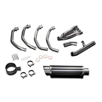 Delkevic volledig systeem Round Carbon 350mm zonder e-keur - CBR600F (1999-2000)