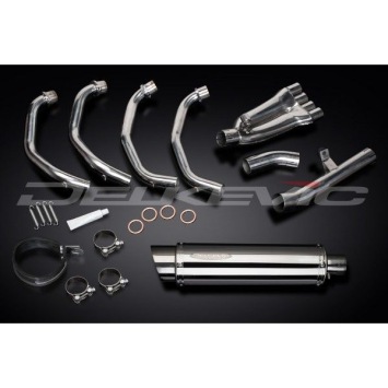 Delkevic volledig systeem Round RVS 350mm zonder e-keur - CBR600F (1999-2000)