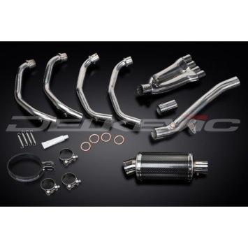 Delkevic volledig systeem Oval Carbon 225mm zonder e-keur - CBR600F/SPORT (2001-2007)