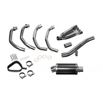 Delkevic volledig systeem Oval Carbon 225mm zonder e-keur - CBR600F/SPORT (2001-2007)