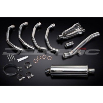 Delkevic volledig systeem Oval RVS 350mm zonder e-keur - CBR600F/SPORT (2001-2007)