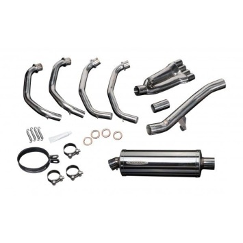 Delkevic volledig systeem Oval RVS 350mm zonder e-keur - CBR600F/SPORT (2001-2007)