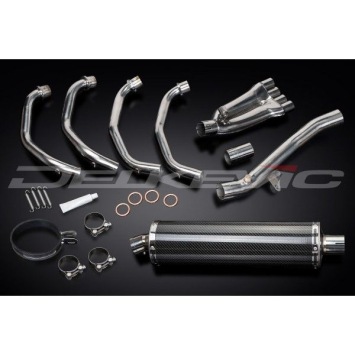 Delkevic volledig systeem Oval Carbon 450mm zonder e-keur - CBR600F/SPORT (2001-2007)