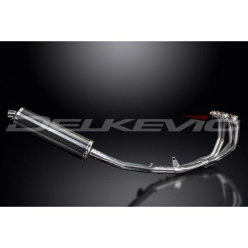 Delkevic volledig systeem Oval Carbon 450mm zonder e-keur - CBR600F/SPORT (2001-2007)