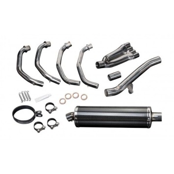 Delkevic volledig systeem Oval Carbon 450mm zonder e-keur - CBR600F/SPORT (2001-2007)