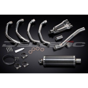 Delkevic volledig systeem Oval Carbon 350mm zonder e-keur - CBR600F/SPORT (2001-2007)