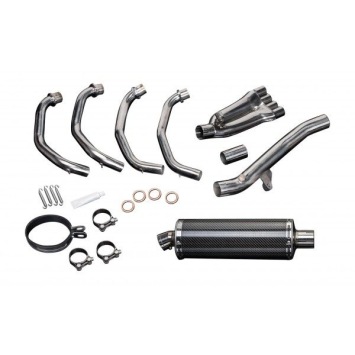 Delkevic volledig systeem Oval Carbon 350mm zonder e-keur - CBR600F/SPORT (2001-2007)