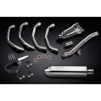 Delkevic volledig systeem Tri-Oval RVS 320mm zonder e-keur - CBR600F/SPORT (2001-2007)