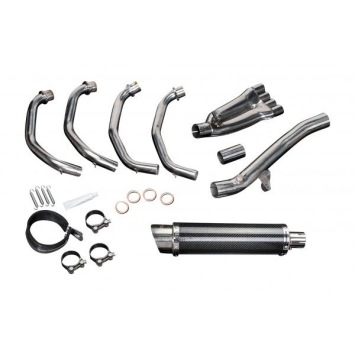 Delkevic volledig systeem Round Carbon 350mm zonder e-keur - CBR600F/SPORT (2001-2007)