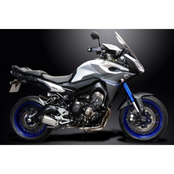 Delkevic volledig systeem X-Oval Titanium 343mm zonder e-keur - TRACER 900 15-20