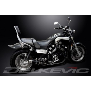 Delkevic volledig systeem Round Carbon 200mm zonder e-keur - VMX1200 V-MAX (1984-2007)