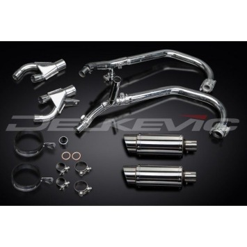 Delkevic volledig systeem Round RVS 200mm zonder e-keur - VMX1200 V-MAX (1984-2007)